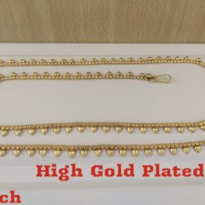 Tezshree Antique Gold Plated Kamarpatta / South Indian Hip Chain / Wedding Kamarbandh / Bridal Kamar Belt / belly Chain
