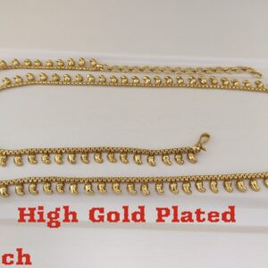 Tezshree Antique Gold Plated Mango Style Kamarpatta / South Indian Hip Chain / Wedding Kamarbandh / Bridal Kamar Belt / belly Chain