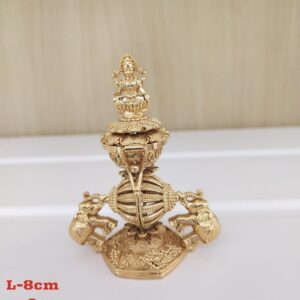 Tezshree Lakshmi Kumkum Box Brass Sindoor Dabbi South Indian Wedding Return Gift