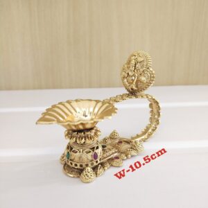 Tezshree Ganesha Brass Copper Diya Wedding Gift Diya